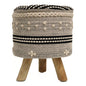Rennes Cotton Round Stool