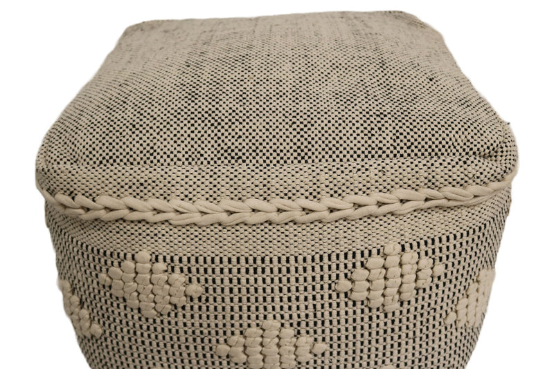 Ferrara Cotton Cube Pouf