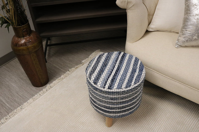 Tignes Cotton Round Stool