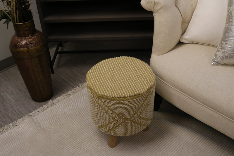 Lille Cotton Round Stool