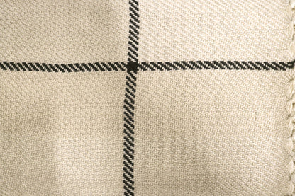 Handcrafted Wool & Cotton Throw Blanket