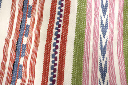 Handcrafted Wool & Cotton Throw Blanket