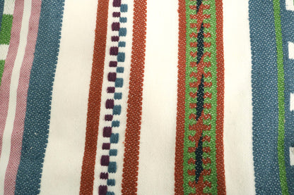 Handcrafted Wool & Cotton Throw Blanket