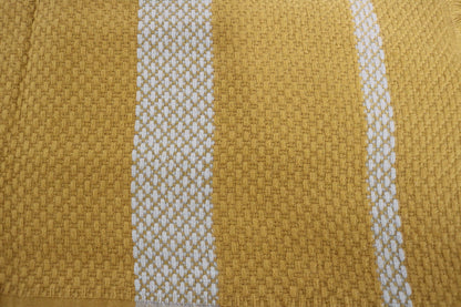 Handcrafted Wool & Cotton Throw Blanket