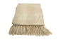 Handcrafted Wool & Cotton Throw Blanket