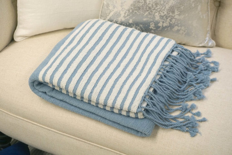 Handcrafted 100% Wool Throw Blanket