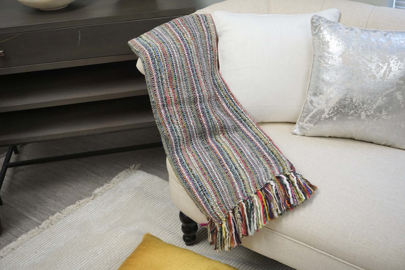 Handcrafted 100% Wool Throw Blanket