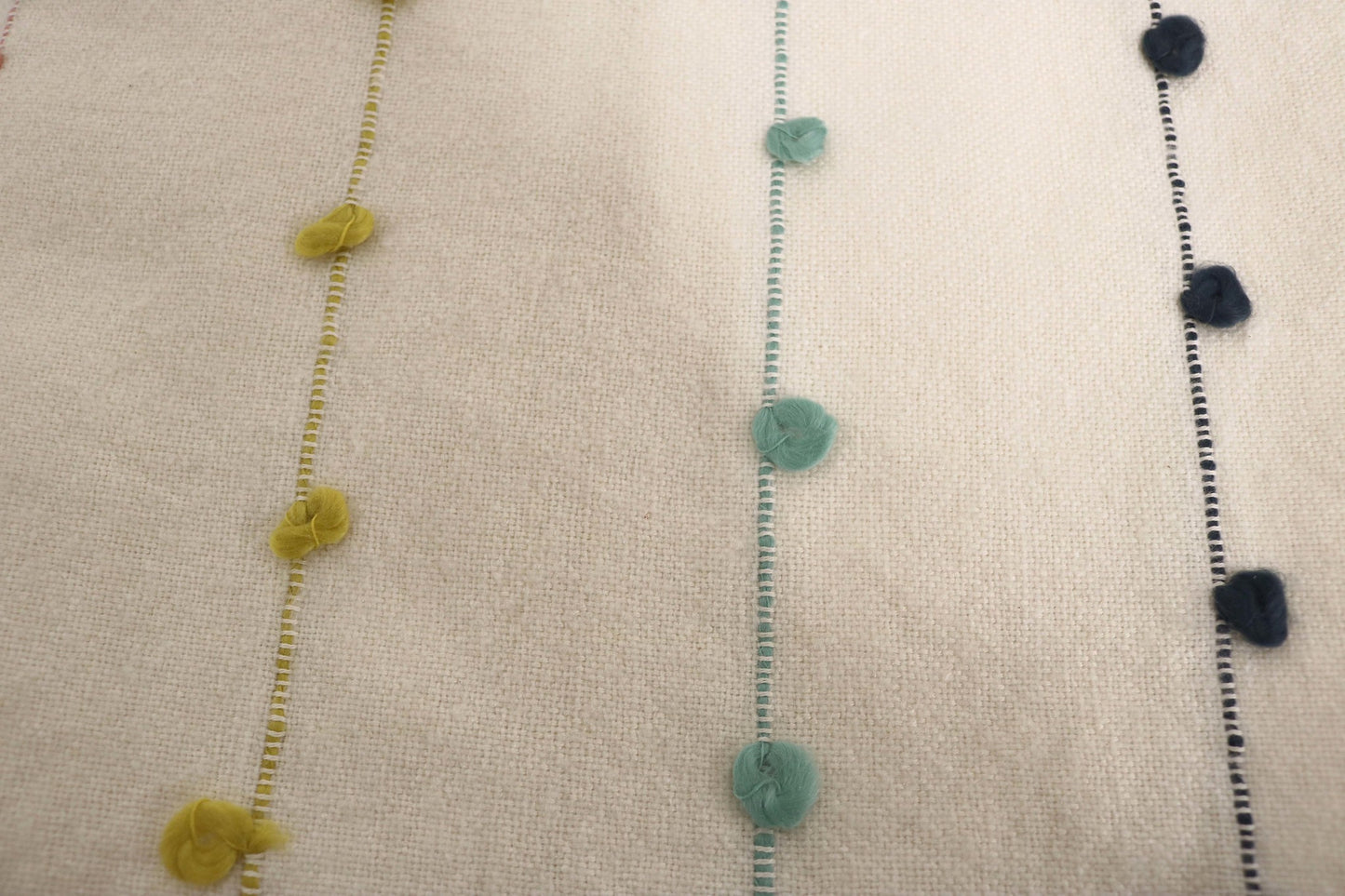 Handcrafted Wool & Cotton Throw Blanket