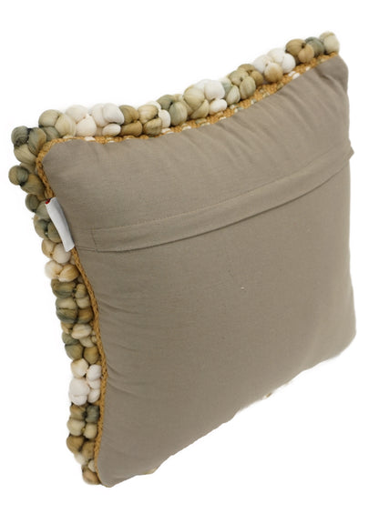 Marisol Brown Designer Throw Pillow