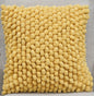 Burslem Yellow Designer Throw Pillow
