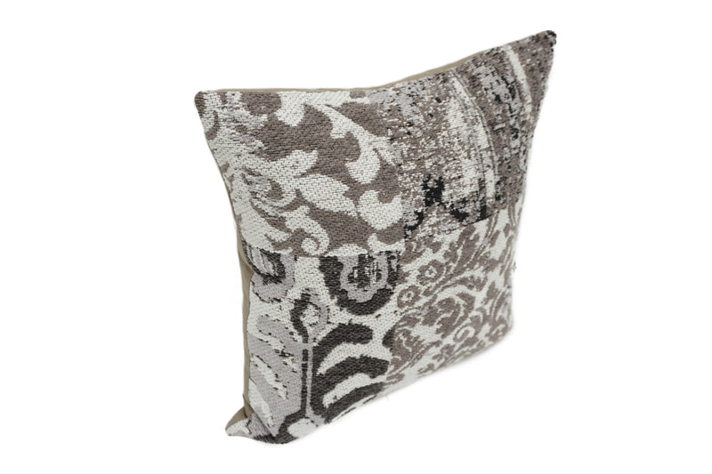 Nostrand Brown Cotton Designer Throw Pillow