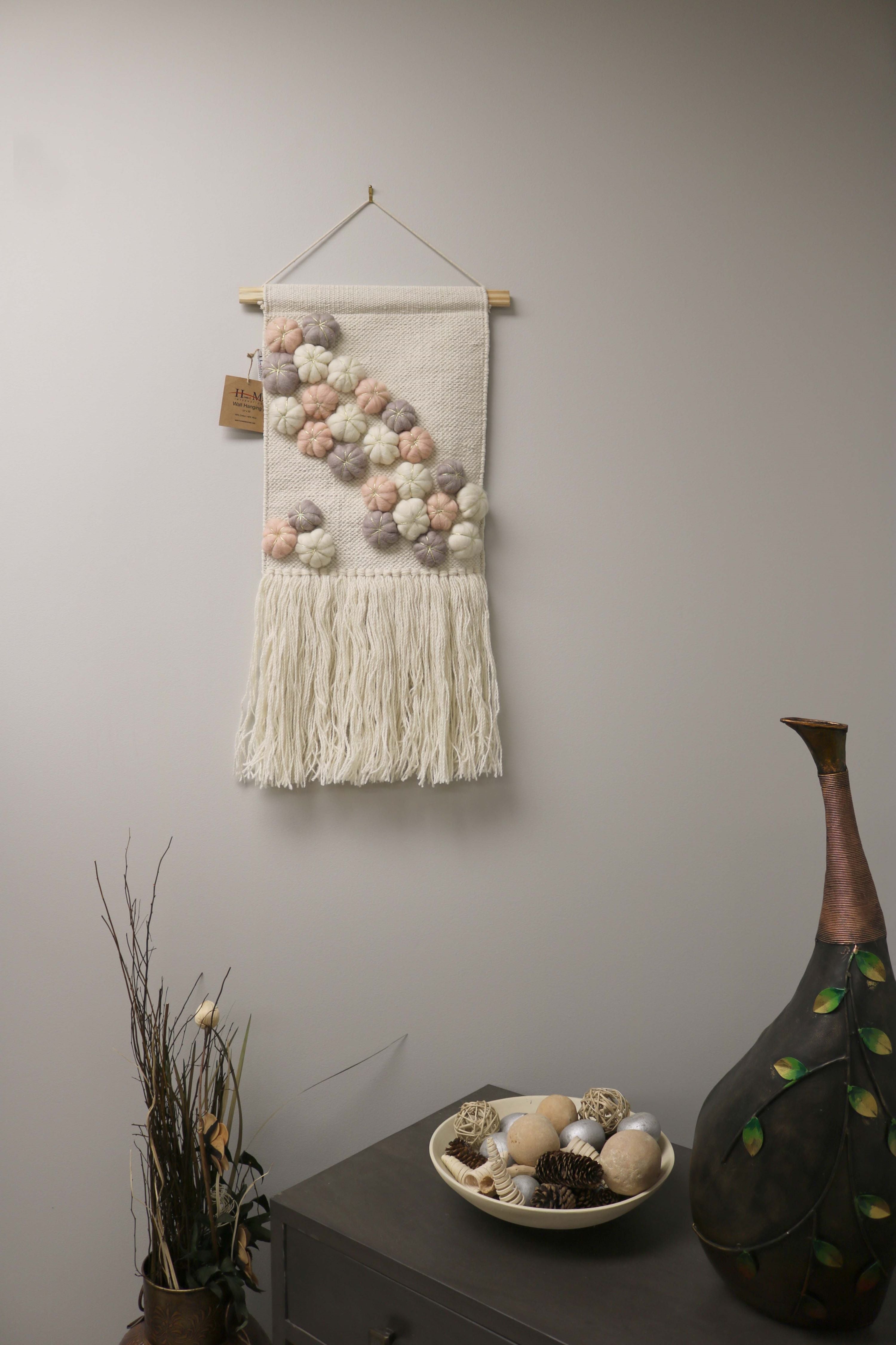Pink Flower Wall Hanging