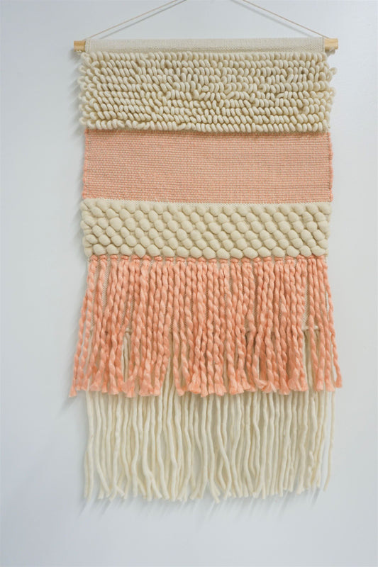 Large Pink & Sand Wall Hanging