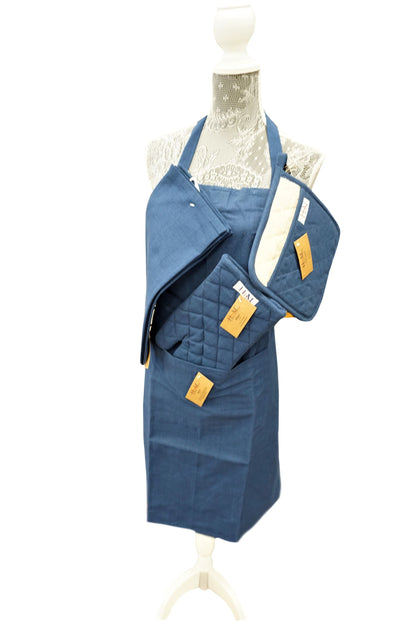 Kitchen Apron Blue Design
