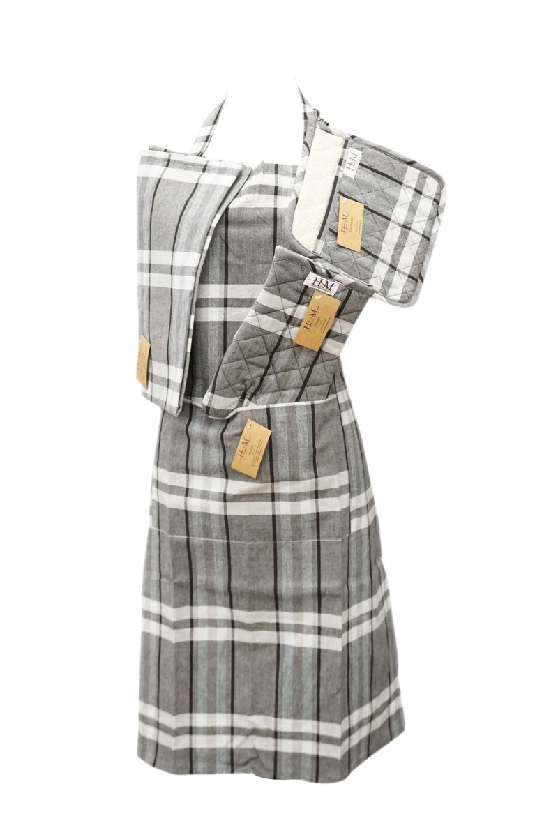 Kitchen Apron Gray Design