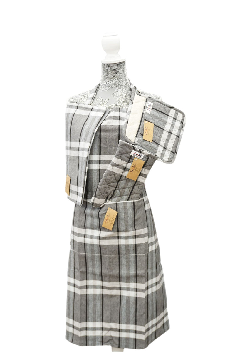 Kitchen Apron Gray Design