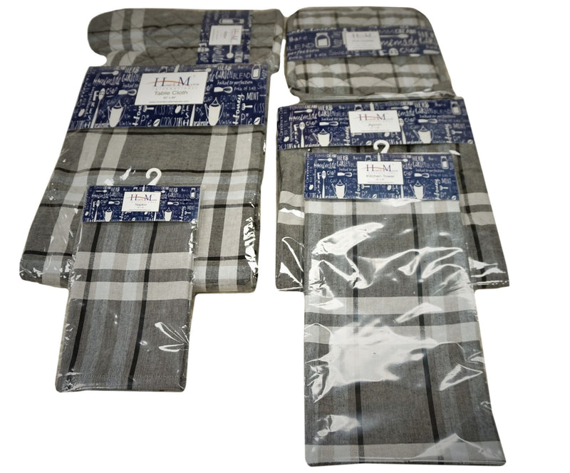 Kitchen Apron Gray Design