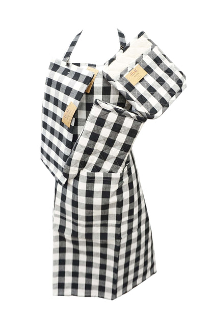 Kitchen Apron Black Design