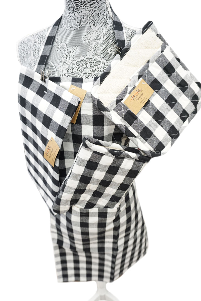 Kitchen Apron Black Design