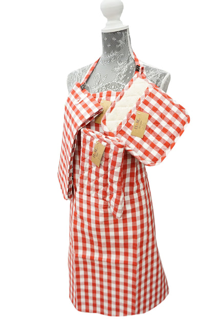 Kitchen Apron Red Design
