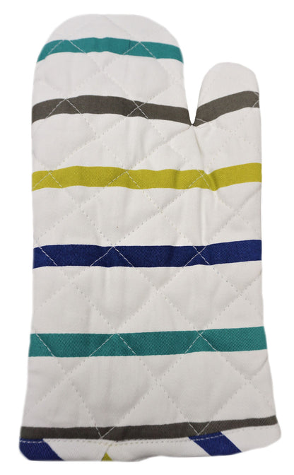 Oven Mitt Stripe Design