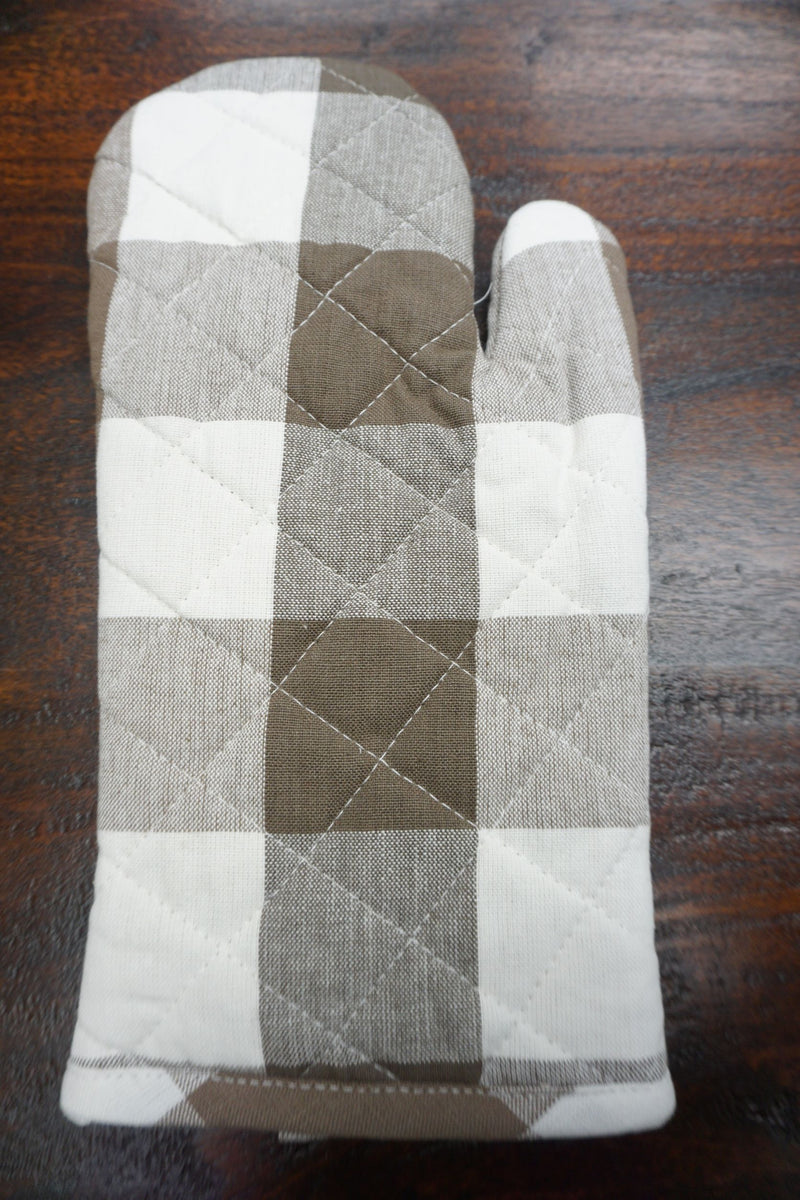 Oven Mitt Brown Design