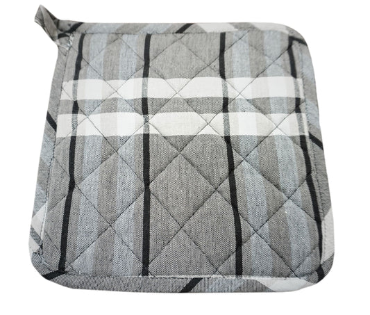 Pot Holder Gray Design