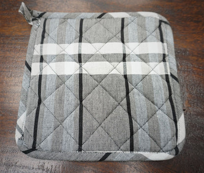 Pot Holder Gray Design