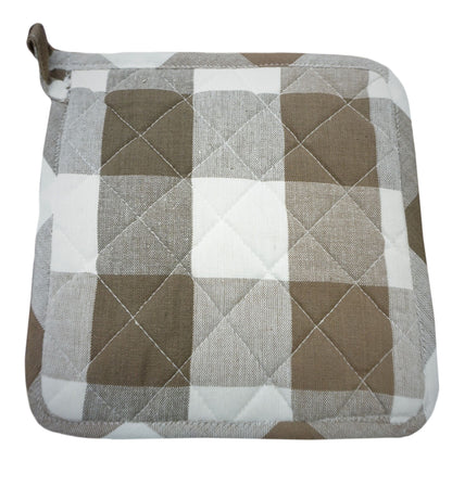 Pot Holder Brown Design