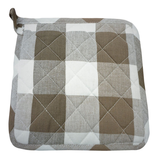 Pot Holder Brown Design