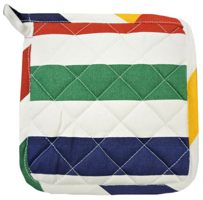 Pot Holder Red & Yellow Stripe