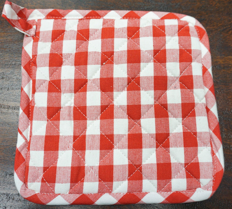 Pot Holder Red Design