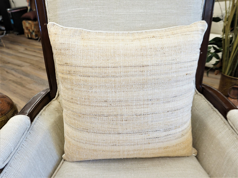 Ahvag Vintage Raw Silk Pillow