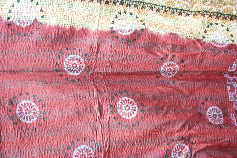 Vintage Kantha Silk Scarves