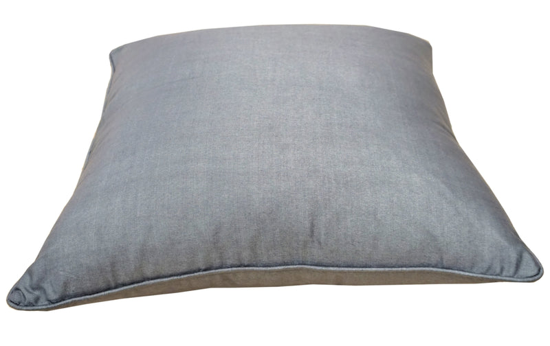 Premium Silk Pillow 18" Gray