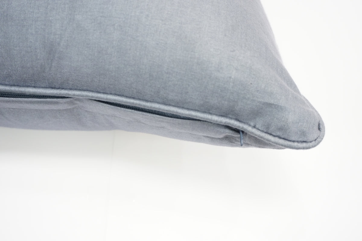 Premium Silk Pillow 18" Gray
