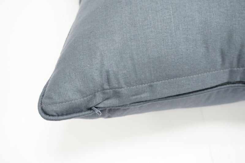 Premium Silk Pillow 18" Blue