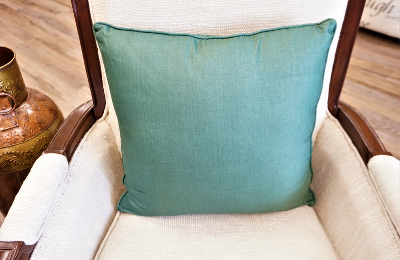 Premium Silk Pillow 18" Green