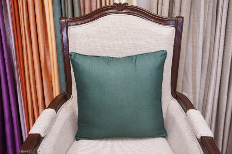 Premium Silk Pillow 18" Green