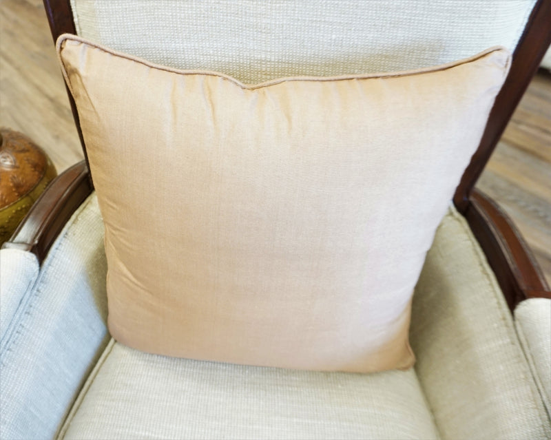 Premium Silk Pillow 18" Tan