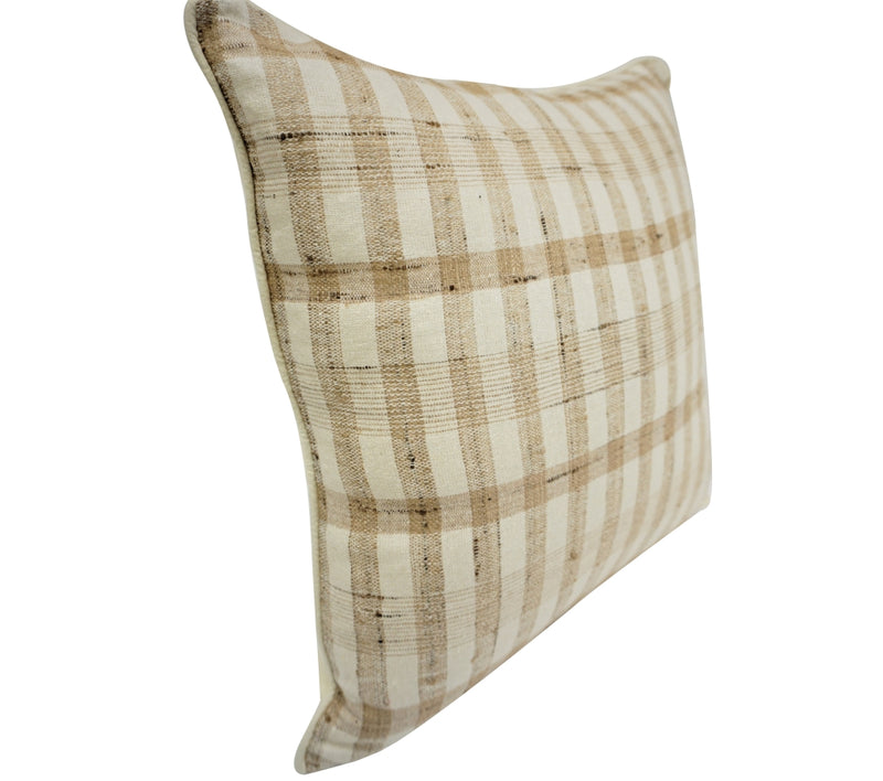 Kermin Vintage Raw Silk Pillow