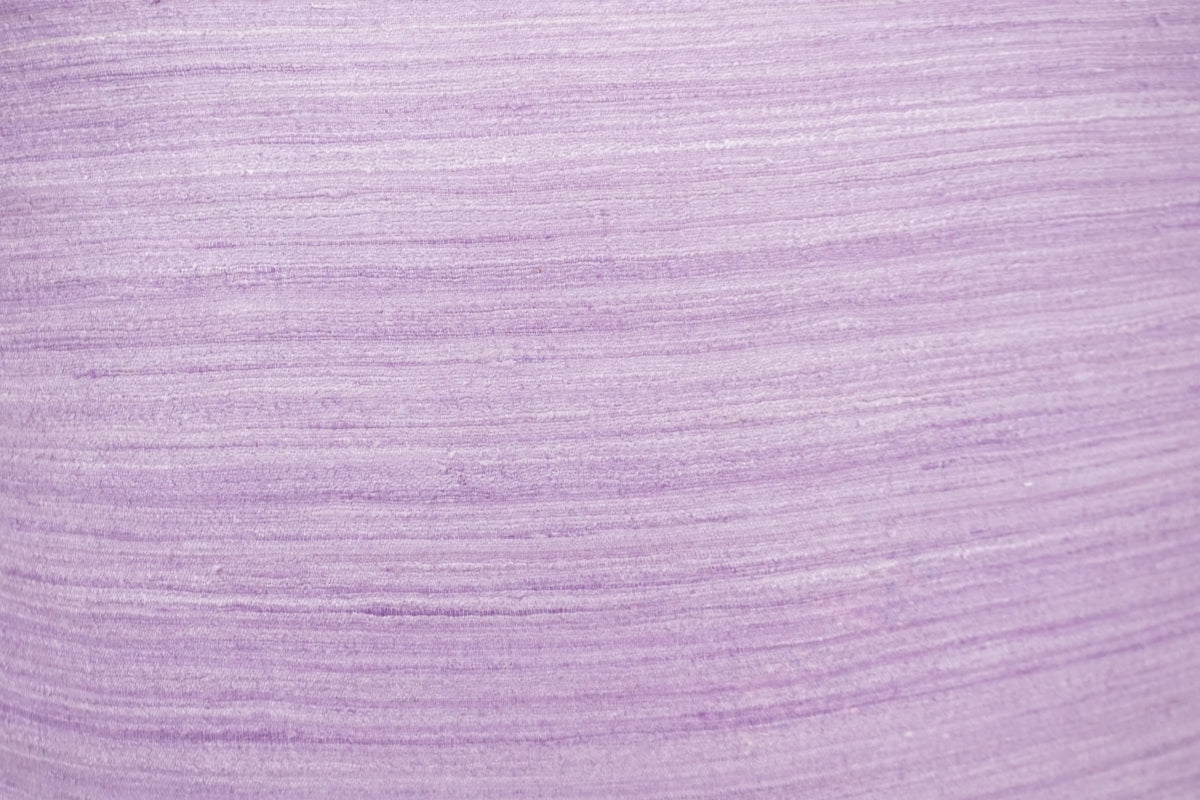 Raw Silk Throw Pillow 18" Light Purple