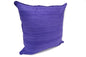 Raw Silk Throw Pillow 18" Purple